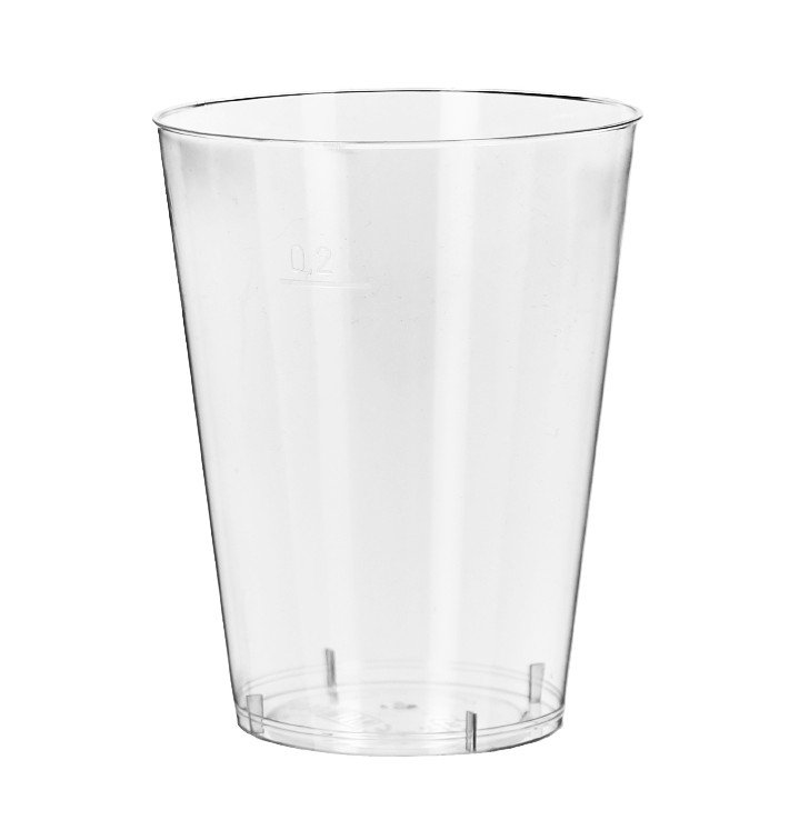 Plastic PS beker transparant 200 ml (1000 stuks) Plastic PS beker transparant 200 ml (1000 stuks)