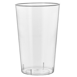 Plastic PS beker Geïnjecteerde glascider transparant 500 ml (360 stuks)