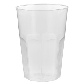 Plastic PP beker "Deco" transparant 200 ml (25 stuks) 