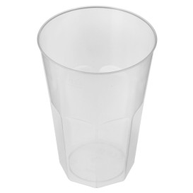 Plastic PP beker "Deco" transparant 200 ml (25 stuks) 