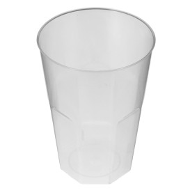 Plastic PP beker "Deco" transparant 300 ml (450 stuks)