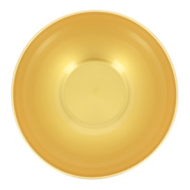 Herbruikbare duurzame PP Mineral Goud 2l schaal Ø20cm (36 Stuks)
