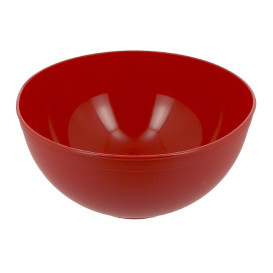 Herbruikbare duurzame PP Mineral Rood 2l schaal Ø20cm (1 Stuk)