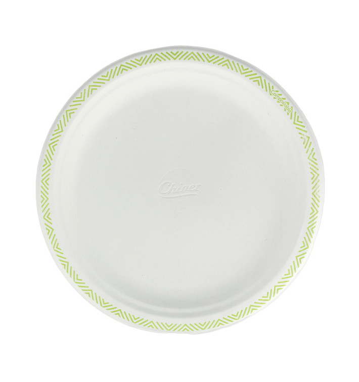 Papieren bord Houtpulp Chinet smaak 24 cm (100 stuks) Papieren bord Houtpulp Chinet smaak 24 cm (100 stuks)
