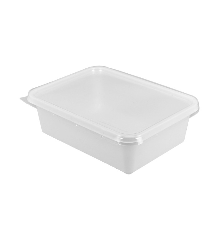Plastic Verpakking Deckel 15,7x11,2x5,1cm 500ml (600 stuks) Plastic Verpakking Deckel 15,7x11,2x5,1cm 500ml (600 stuks)