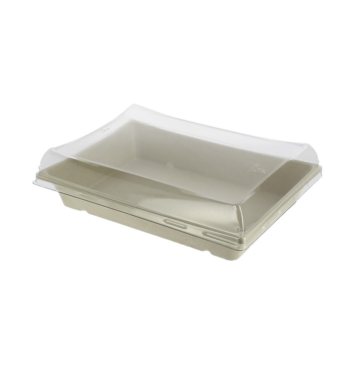 Suikerriet dienblad met Deksel 750ml 22x16x6cm (90 stuks) Suikerriet dienblad met Deksel 750ml 22x16x6cm (90 stuks)