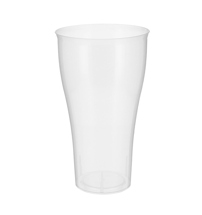 Plastic PP beker Cocktail transparant 430ml (10 stuks) 