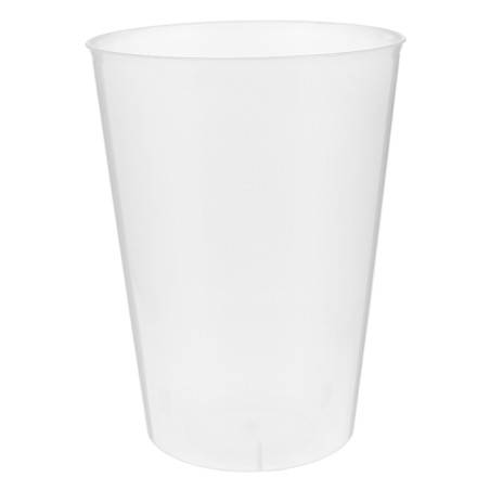 Plastic Beker Hard PP 600 ml Transparant (500 Stuks)