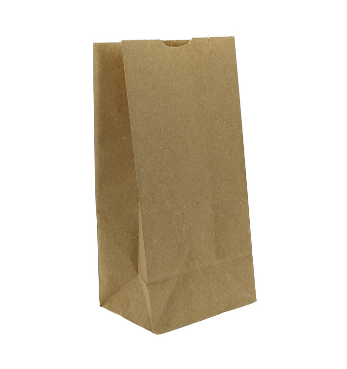 Papieren zak zonder handvat kraft bruin 45g/m² 12+8x24cm (25 stuks) Papieren zak zonder handvat kraft bruin 45g/m² 12+8x24cm (25 stuks)