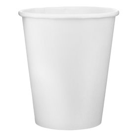 Papieren beker wit 9 Oz/280ml Ø8,1cm (600 stuks)