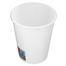 Papieren beker wit 9 Oz/280ml Ø8,1cm (600 stuks)