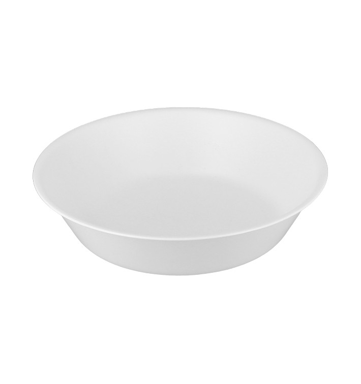 Herbruikbare Bord Durable PP Mineraal Wit Ø18cm (6 stuks) Herbruikbare Bord Durable PP Mineraal Wit Ø18cm (6 stuks)