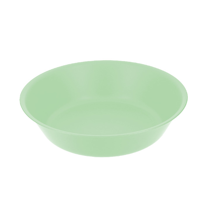 Herbruikbare Bord Durable PP Mineraal Groen Ø18cm (54 stuks) Herbruikbare Bord Durable PP Mineraal Groen Ø18cm (54 stuks)