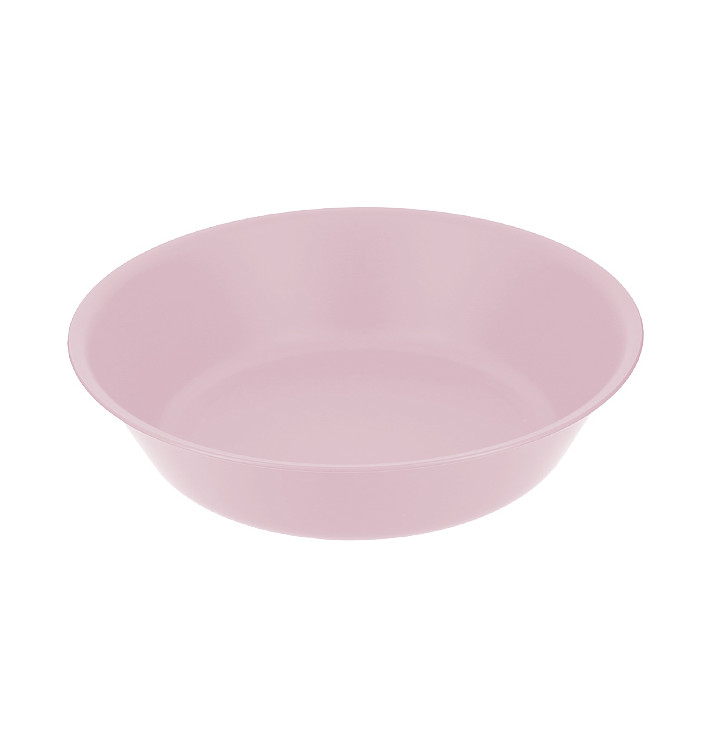 Herbruikbare Bord Durable PP Mineraal Roze Ø18cm (54 stuks)