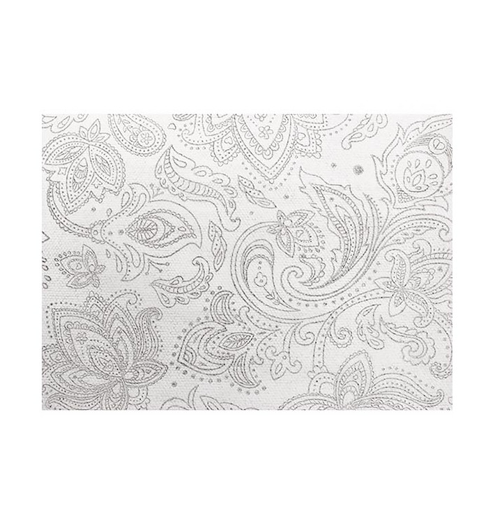 Niet geweven Tafelkleed 120x120cm "Mandala" Grijs 50g/m² (150 Stuks) Niet geweven Tafelkleed 120x120cm "Mandala" Grijs 50g/m² (150 Stuks)