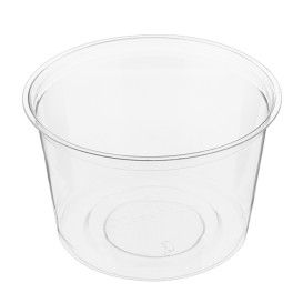 Tub Deli Container PLA transparant Compostable 470ml (50 stuks) 