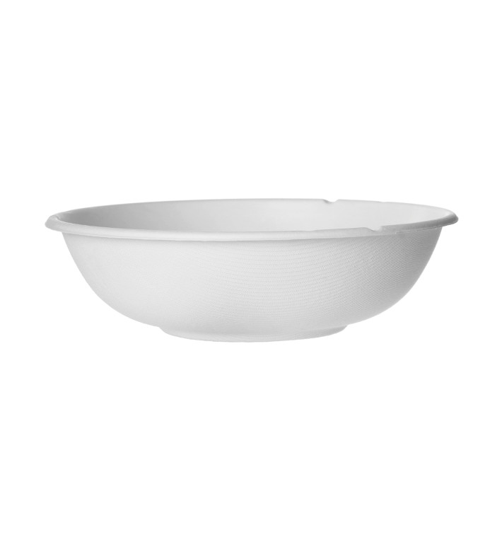 Suikerriet kom Bagasse wit 940ml (400 stuks) Suikerriet kom Bagasse wit 940ml (400 stuks)