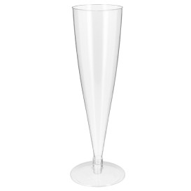 Plastic cava beker transparant 150ml 2P (6 stuks)