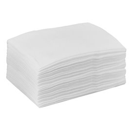 Wegwerp Spunlace handdoek voor manicure pedicure wit 30x40cm 50g/m² (100 stuks) 