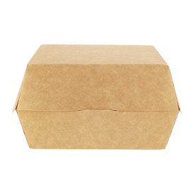 Kraft hamburgerbox Mega16,5x18x9cm ( 200 stuks )