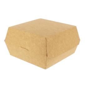 Kraft hamburgerbox Mega16,5x18x9cm ( 200 stuks )