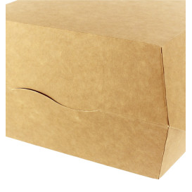 Kraft hamburgerbox Mega16,5x18x9cm ( 200 stuks )