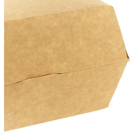 Kraft hamburgerbox Mega16,5x18x9cm ( 200 stuks )