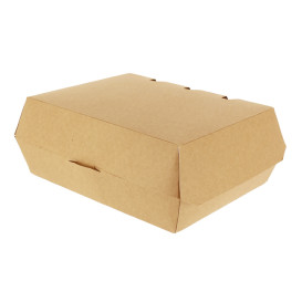 Kraft hamburgerbox Giant 23x17,5x8cm (175 stuks)