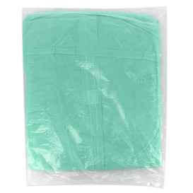 Wegwerp-laboratoriumjas TST PP Velcro Groen XL 35gr (1 stuk)