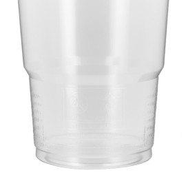 Plastic PP beker transparant 615ml (50 stuks)