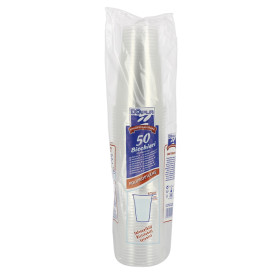 Plastic PP beker transparant 615ml (50 stuks)