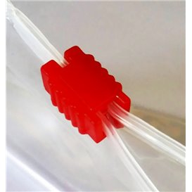 Plastic zak schuifrits G250 18x17cm (100 stuks) 