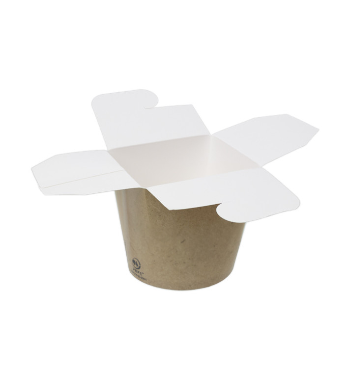 Papieren take-out Container kraft 800ml (50 stuks) Papieren take-out Container kraft 800ml (50 stuks)