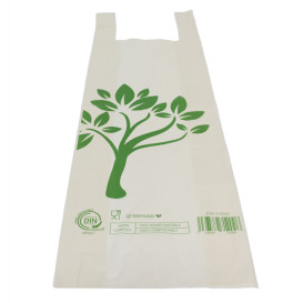 Brood-Hemddraagtassen zakje Home Compost “Be Eco!” 30x60cm (100 stuks)