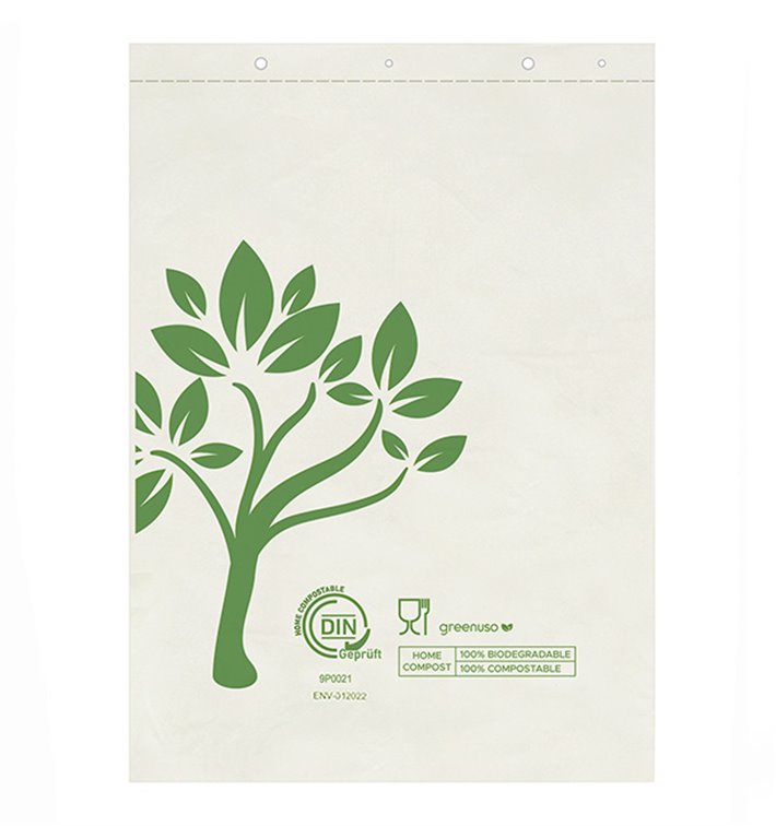 Marktzak Block Home Compost “Be Eco!” 30x40cm (2.000 stuks) Marktzak Block Home Compost “Be Eco!” 30x40cm (2.000 stuks)