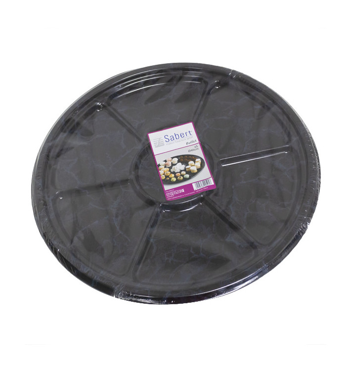 Plastic dienblad marmer 6C 46 cm (5 stuks) Plastic dienblad marmer 6C 46 cm (5 stuks)