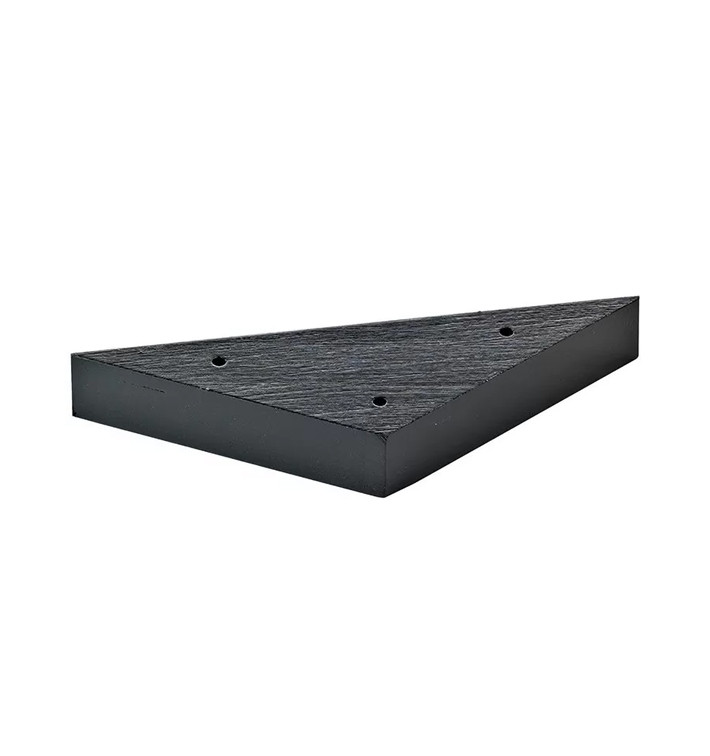 Bamboe vleespennen houder dienblad zwart 14x8cm (1 stuk) Bamboe vleespennen houder dienblad zwart 14x8cm (1 stuk)