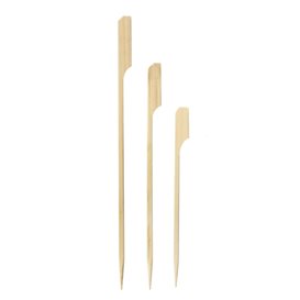 Bamboe vleespennen Golf Design 9cm (5000 stuks)