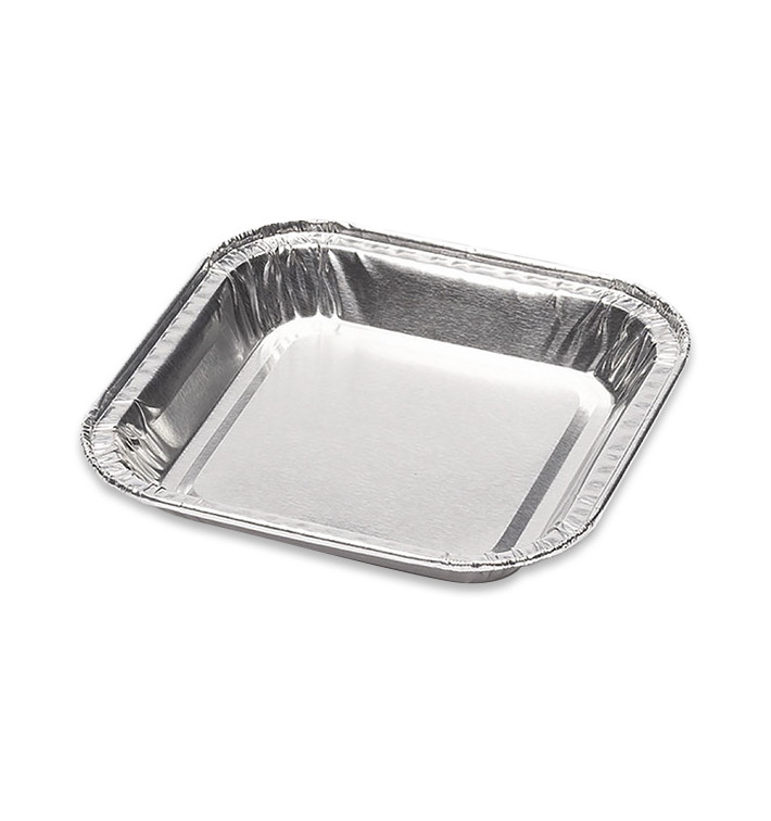 Folie pan pastei Square vormig 37ml (3500 stuks) Folie pan pastei Square vormig 37ml (3500 stuks)