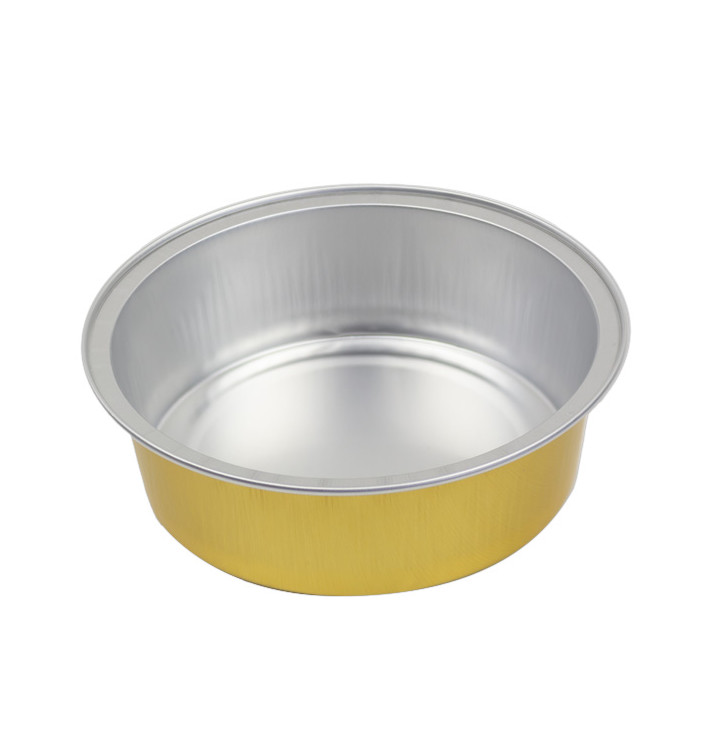 Folie pan Rond vormig 140ml (166 stuks) Folie pan Rond vormig 140ml (166 stuks)