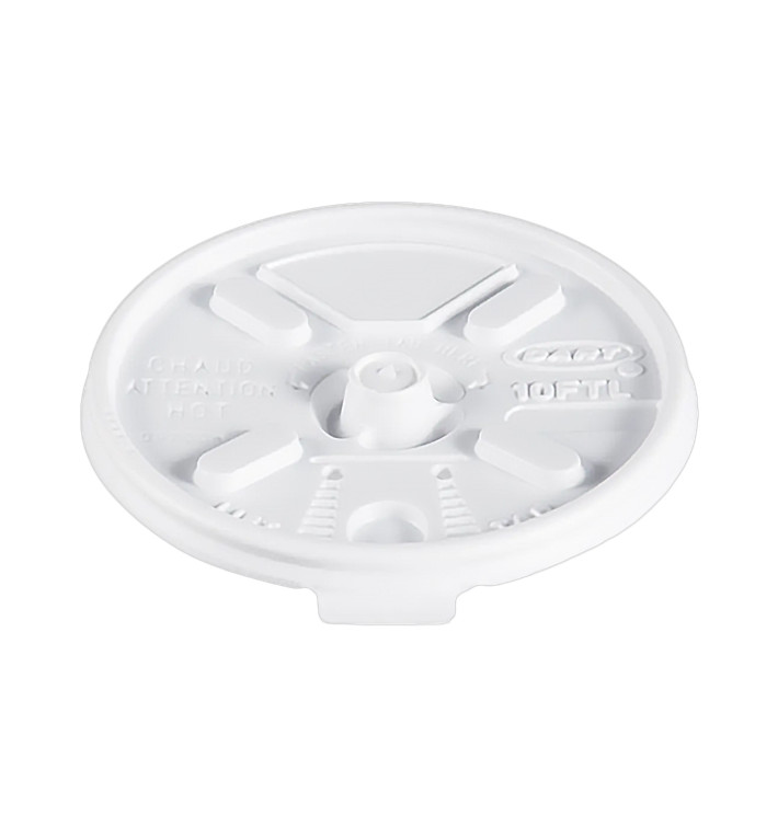 Plastic Deksel PS Hersluitbaar wit Ø8,6cm (100 stuks) Plastic Deksel PS Hersluitbaar wit Ø8,6cm (100 stuks)