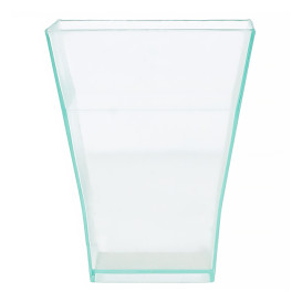 Plastic PS proefbeker "Bouquet" Water groen 4,5x5,5cm (576 stuks)