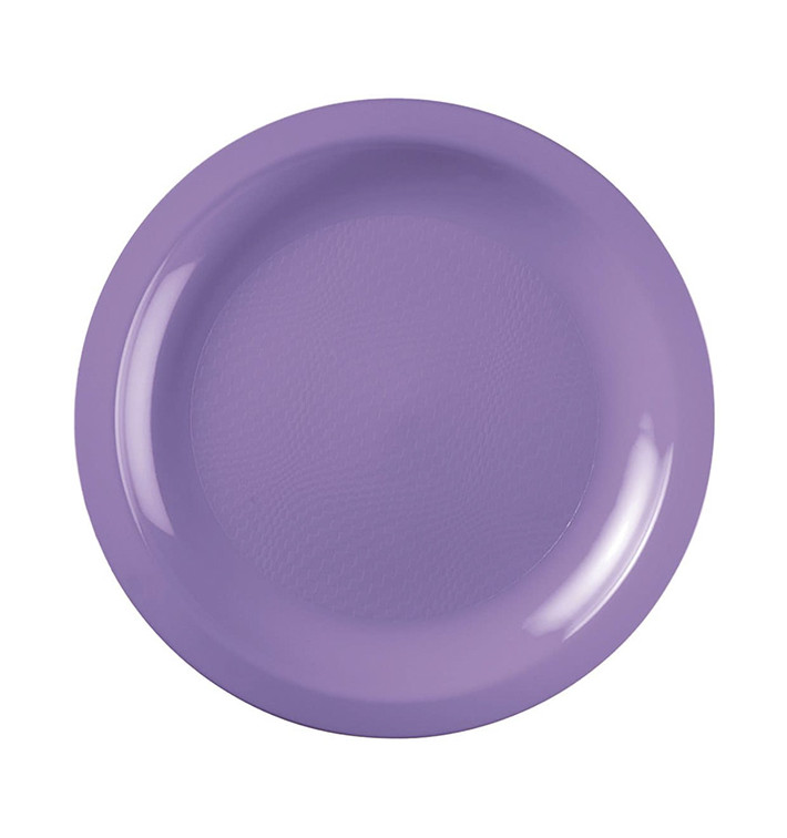 Plastic bord Plat lila "Rond vormig" PP Ø18,5 cm (600 stuks) Plastic bord Plat lila "Rond vormig" PP Ø18,5 cm (600 stuks)