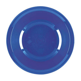 Plastic bord Diep mediterranean blauw "Rond vormig" PP Ø19,5 cm (600 stuks)