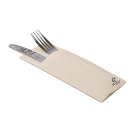 Eetgerei zak papieren servetten Eco 32x40cm (1200 stuks)