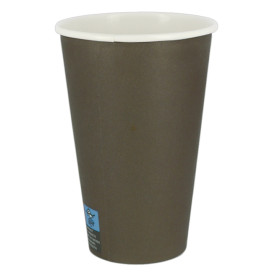 Papieren beker 12Oz/360ml Bruin Ø8,0cm (100 stuks) 