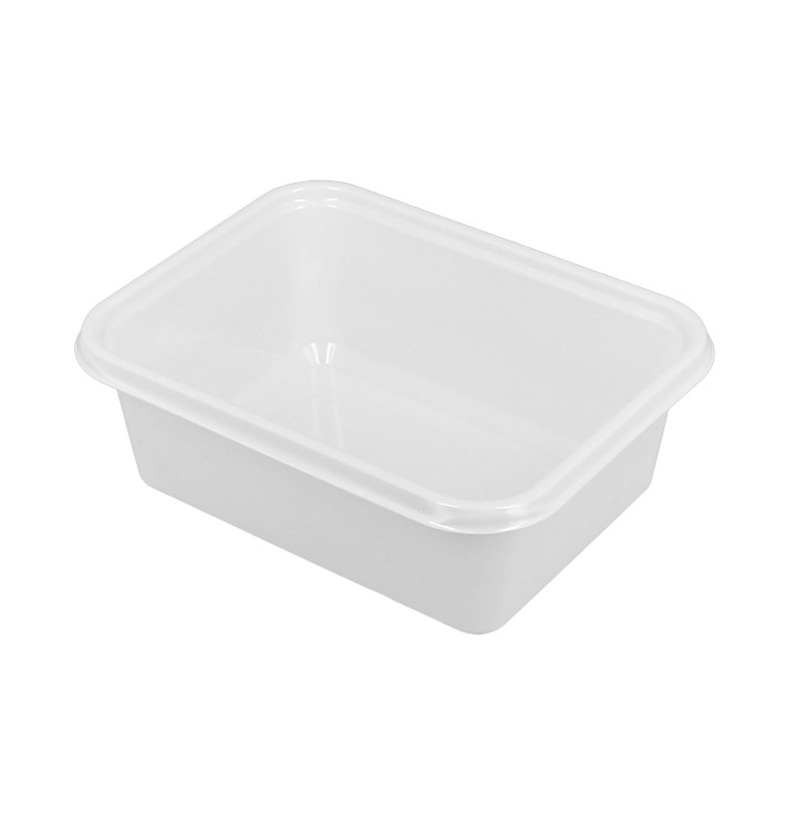 Plastic Verpakking wit 12,7x9,1x4,2cm 300ml (100 stuks) Plastic Verpakking wit 12,7x9,1x4,2cm 300ml (100 stuks)