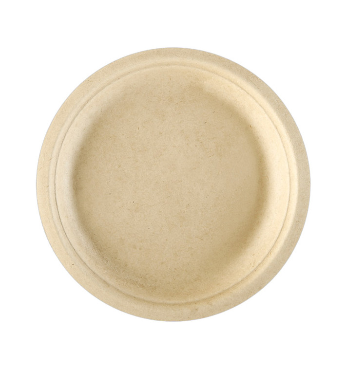 Suikerriet bord Naturel Ø18 cm (1000 stuks) Suikerriet bord Naturel Ø18 cm (1000 stuks)
