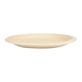Suikerriet bord Naturel Ø23 cm (50 stuks) 