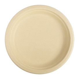 Suikerriet bord Naturel Ø23 cm (800 stuks)